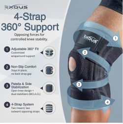 Stabilizing knee brace