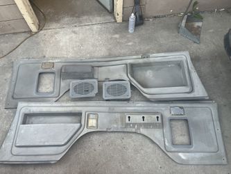 1(contact info removed) Ford Bronco rear Panels W/Ashtrays Both Sides OEM W/ Speaker Covers