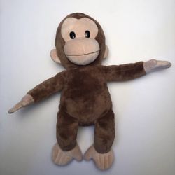 Kohls Applause CURIOUS GEORGE Plush MONKEY Lg Classic Brown Stuffed Animal Toy
