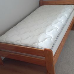 Twin Size Bed Frame & Mattress