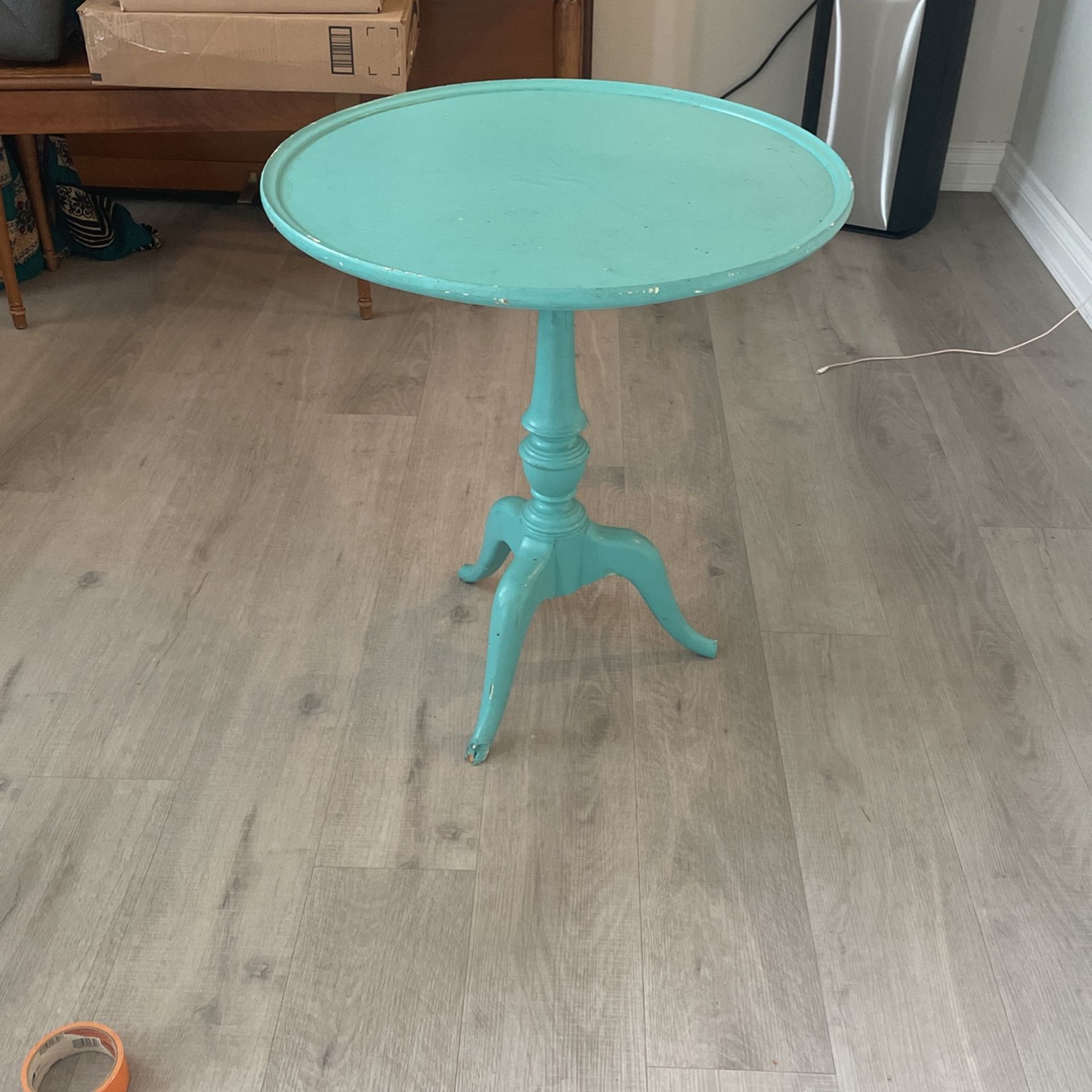 Wood Side Table