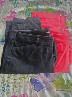 Old Navy Pants Bundle Black and Red