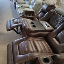 Power Electric Theater Reclining  Couch!
