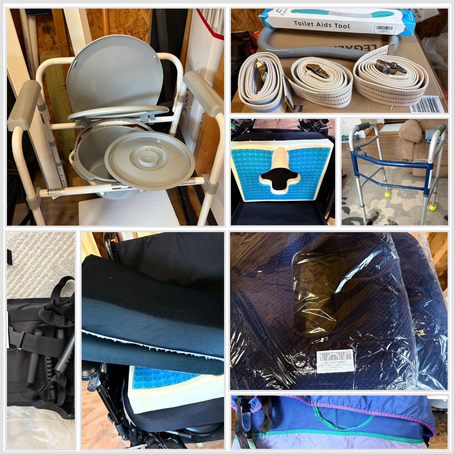 Mobility Equipment - Walker, Lifts, Slings, Toilet Chair