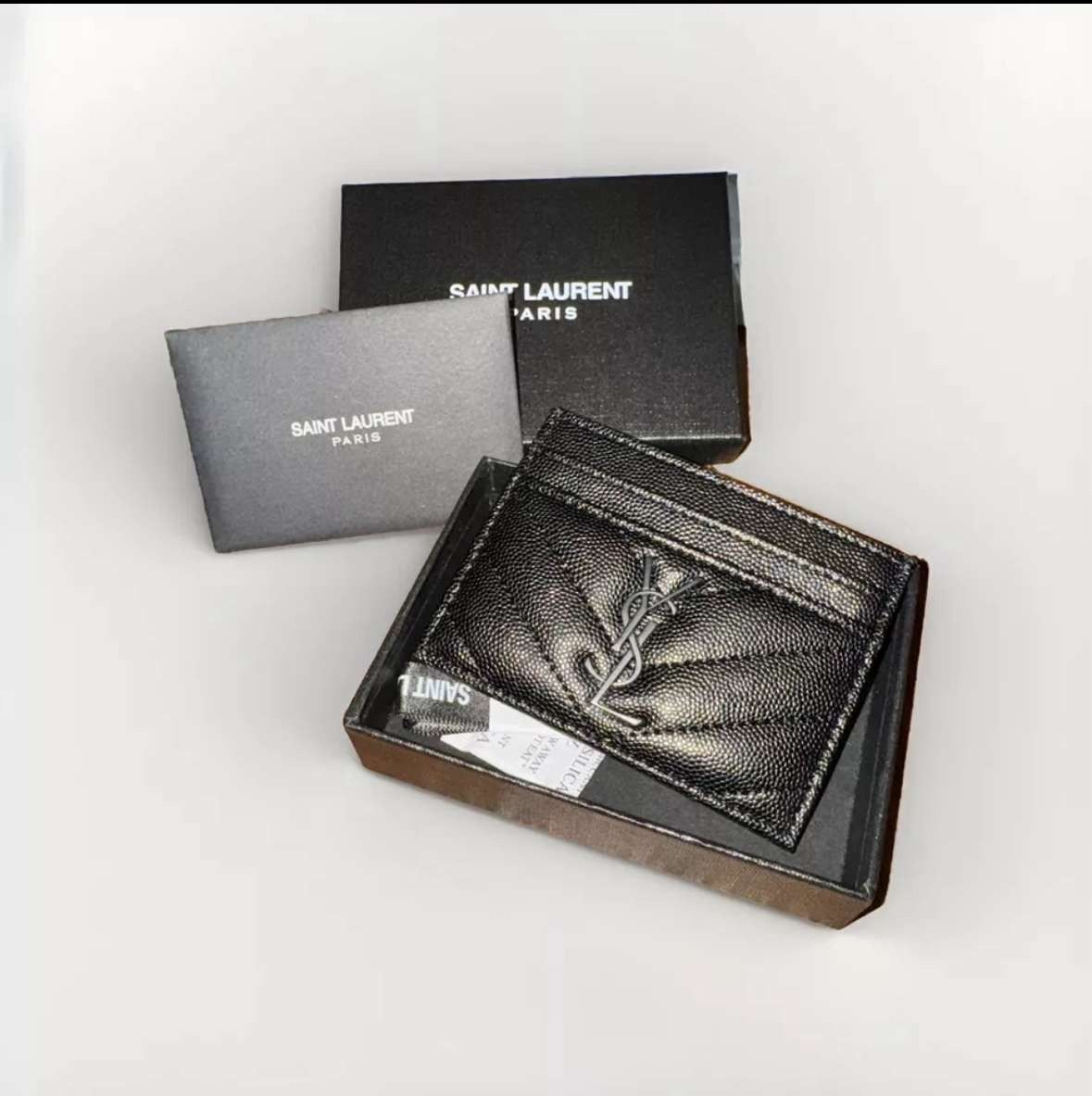 Leather Wallets Ysl Wallet Box Designer Wallets Ysl Card Holder