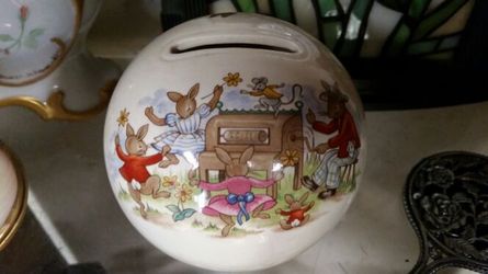 Royal Doulton Bunnykins porcelain piggy bank 1936