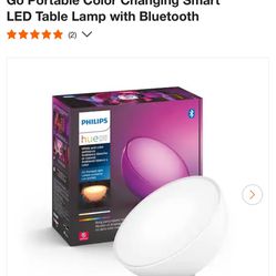 Go Portable Color Changing Smart LED Table Lamp with Bluetooth