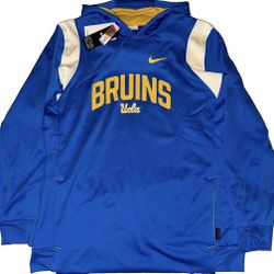Nike UCLA Bruins Blue Pullover Hoodie Sweatshirt Men’s M-XL New