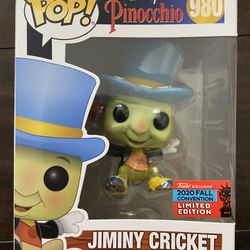 Pinnochio Jiminy Cricket ☂️Funko Pop Exclusive 