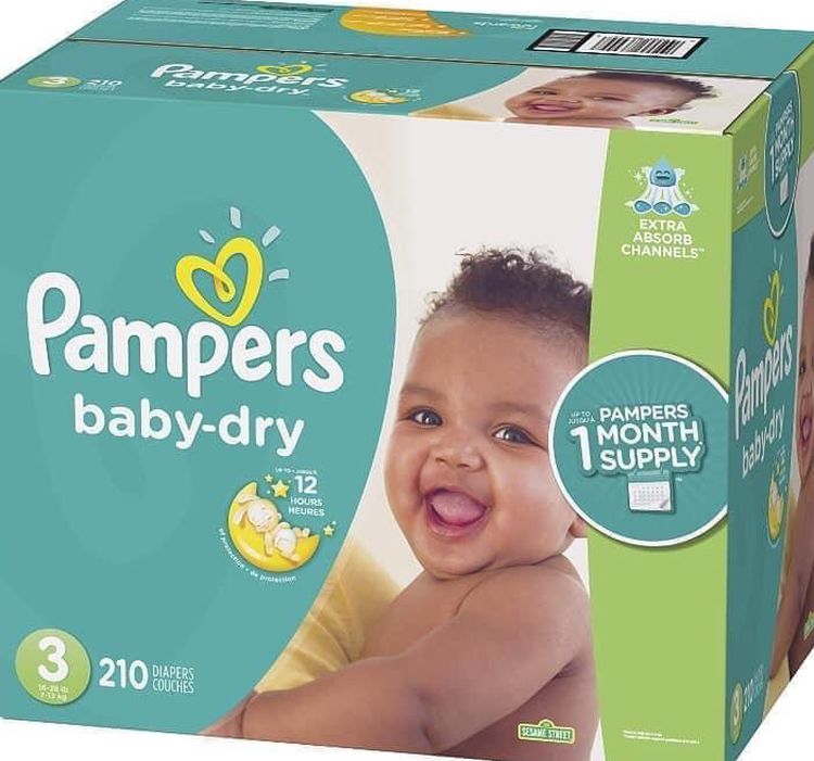 Pampers Baby Dry size 3 diapers- pañales