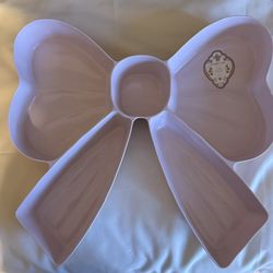 Light Pink Bow Tray