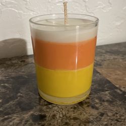 Halloween Candy Corn Scented Handmade Soy Candle