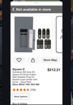 ELECTRIC PANEL SQUEARE D 200 AMP
