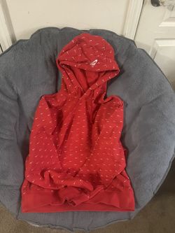 red nike hoodie