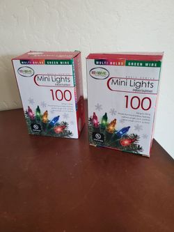 Mini lights colors 100 in a box