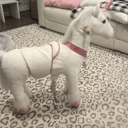 Ride On Unicorn Horse for Kids Ages 4-9