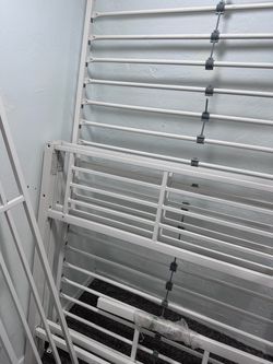 Low loft bed with slide