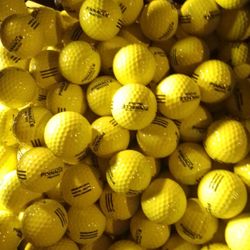Pinnacle Practice Golf Balls, Yellow 100 Count Bags $ 15