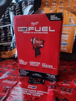 M12 FUEL 12V Lithium-Ion Brushless Cordless Stubby 1/2 in. Impact Wrench (Tool-Only