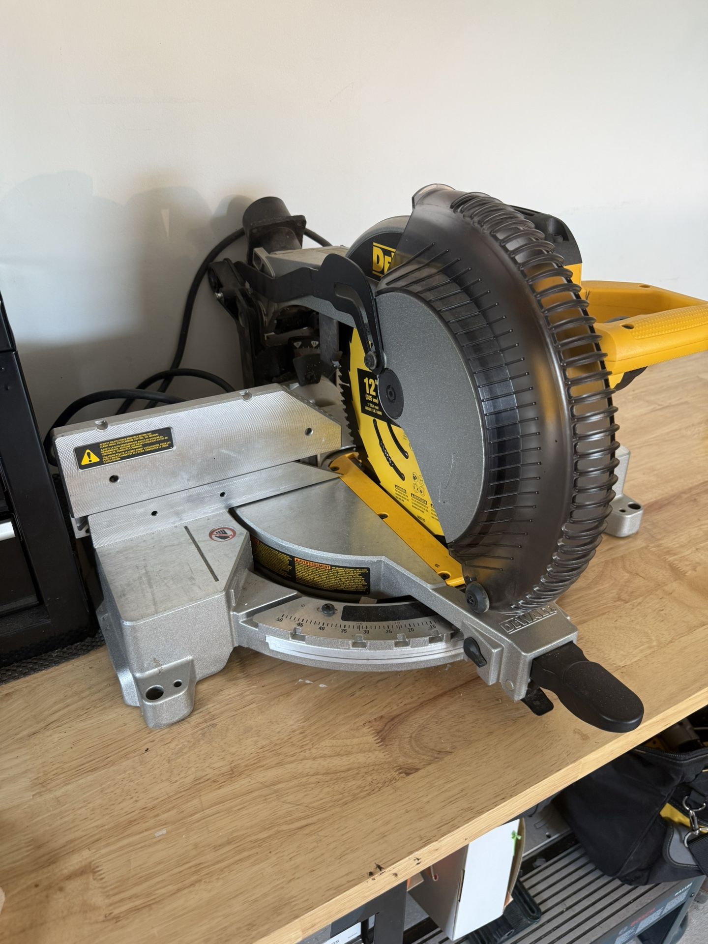 15 Amp Corded 12 in. Single Bevel Compound Miter Saw