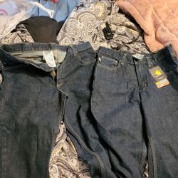 NEW FR CARHART JEANS