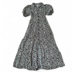 Free people Debbie-Jean Shirtdress floral maxi dress 