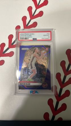 2024 Panini Prizm WNBA - Caitlin Clark #22 Blue Velocity Prizm (RC)