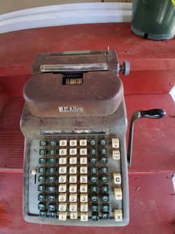 Vintage 1950's - R. C. ALLEN ADDING MACHINE WORKS