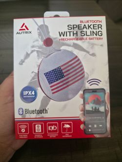 Autrix Bluetooth Speaker with Sling and rechargeable battery