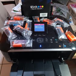 Printer Canon MG5320 All in 1, Copier, Scanner, WiFi, With full inks and Extra Inks. Err Message