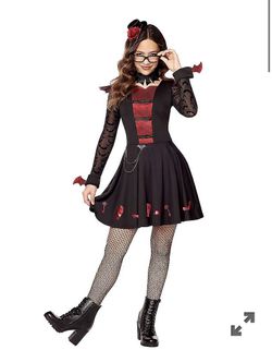 Used Kids Vampire academy Dress Costume (L 12-14)