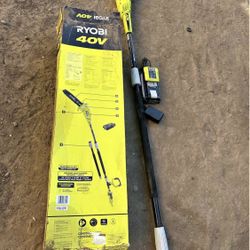 RYOBI 40V 10 in. Cordless Battery Pole Saw with 2.0 Ah Battery and Charger