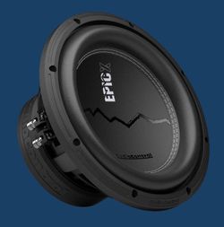 EPICX Series 10" Dual Voice Coil Subwoofer, 500W RMS, Dual 2/4 Ohms