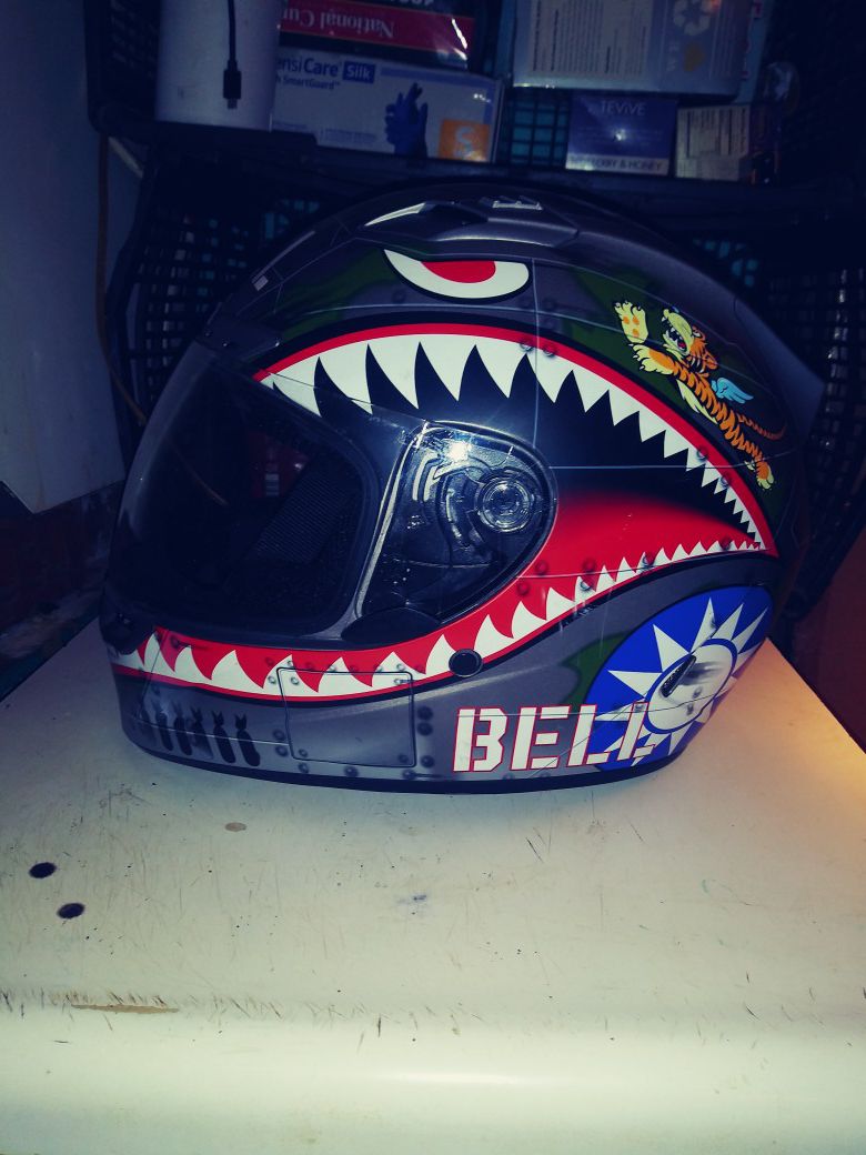 Bell motorbike helmet