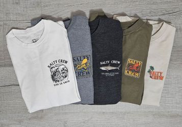 Boys Salty Crew Tees Size M