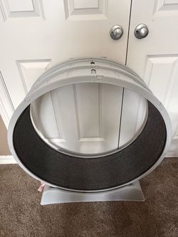 Large Cat Exercise Wheel with Carpet Running Surface