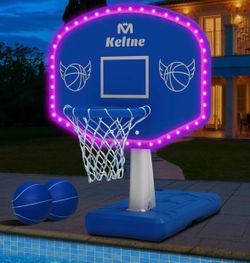 Juego de basketball con luz para picina