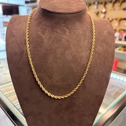 14KT Solid Rope Chain 43315-1