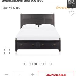 SouthHampton Queen Storage Bed 
