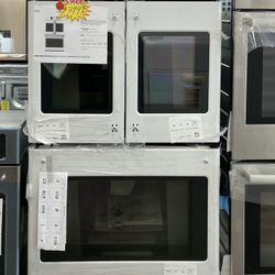 CAFE 30 inch French-Door Double Electric Wall Oven w/Convection & Self Cleaning