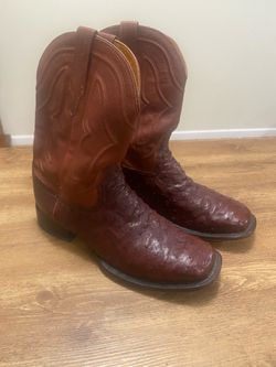 Tecovas Ostrich boots size 14