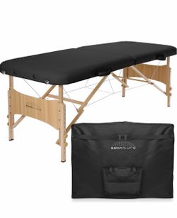 Saloniture Basic Portable Folding Table - Black