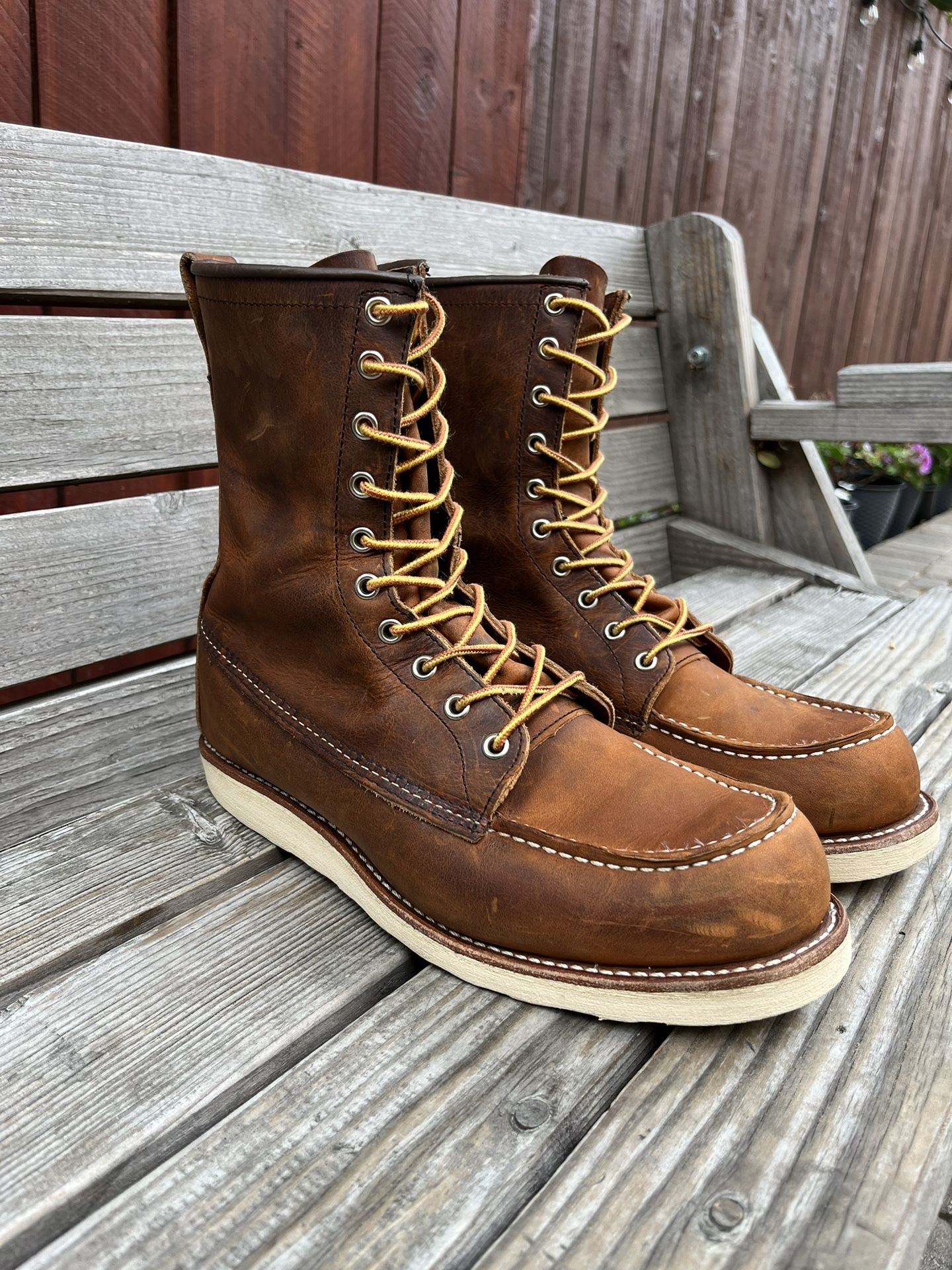 RED WING 8830 HERITAGE 8’ MENs SIZE 10.5D
