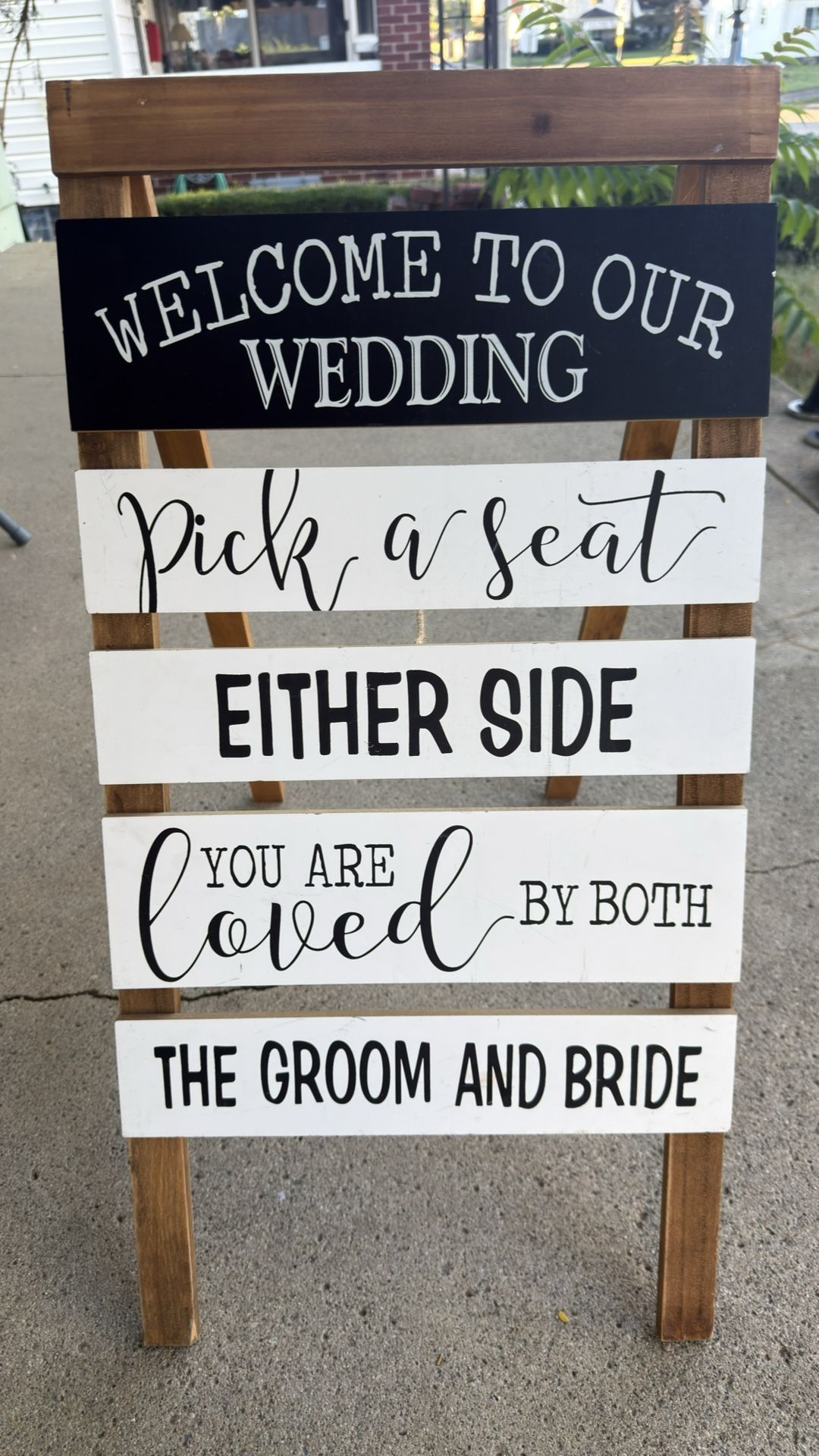 Wedding Welcome Sign 