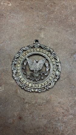1(contact info removed) Royal eagle medallion pendant