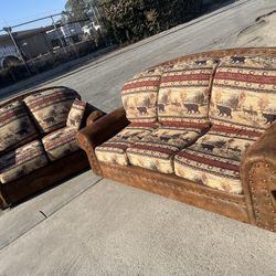 RUSTIC LODGE-STYLE SOFAS  $240