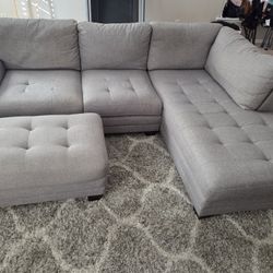 Grey Fabric Couch For Sale 