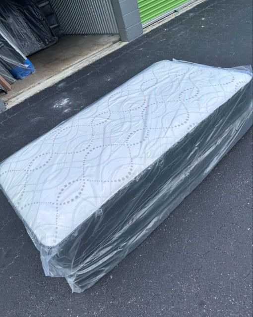 Twin Size Mattress Regular With Box springs Set New Mattress For Sale COLCHONES Individuales 