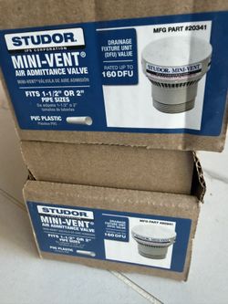 PVC Mini Vent Air Admittance Valve