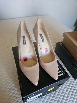 Nude heels sz 10 and 9